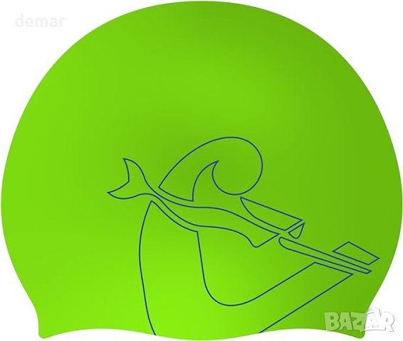 Cressi Ricky Jr Детска шапка за плуване, един размер, различни цветове, снимка 6 - Водни спортове - 43761812