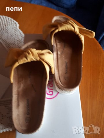 Дамски чехли от естествен велур-нови, снимка 7 - Чехли - 33305506