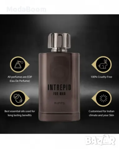 Парфюмна вода Riiffs, Intrepid за мъже, мъже, 100 мл, снимка 3 - Мъжки парфюми - 48250553