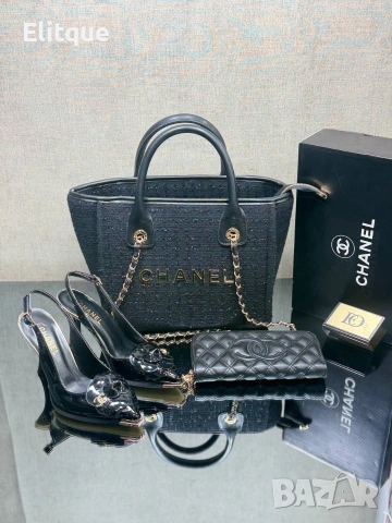 обувки на ток chanel 