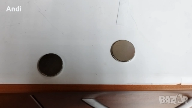 Магнити - малки кръгли 25/2,5 мм с шпилка , снимка 11 - Други инструменти - 53477485