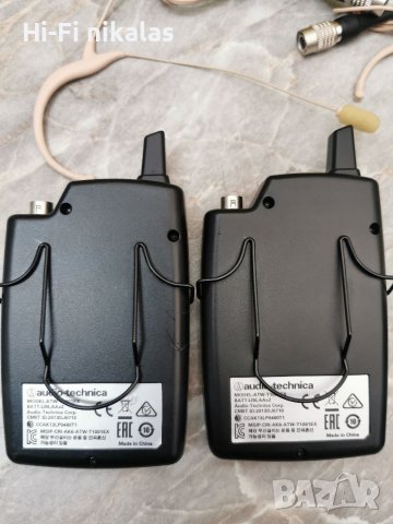 Безжични приемници / предаватели + 2бр. микрофони AUDIO-TECHNIKA  ATW-T1001EX, снимка 8 - Микрофони - 39998035