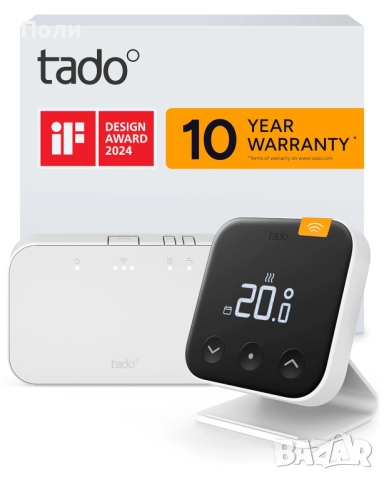 Tado WiFi Smart Thermostat X Умен термостат отопление, снимка 2 - Друга електроника - 52834792