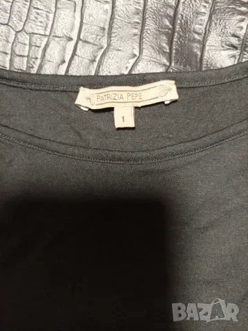 НОВО - Patrizia Pepe рокля по тялото /туника/ или блуза с пайети, снимка 6 - Рокли - 48295384