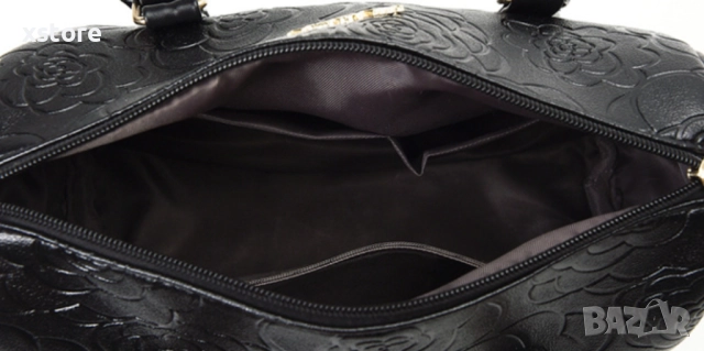 Комплект от 6 броя луксозни дамски чанти /Цвят: Черен;, снимка 2 - Чанти - 52796526