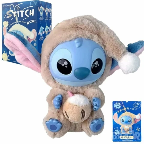 Сладка изненада с Miniso Stitch в пижама – колекционерска фигурка 15 см, снимка 2 - Плюшени играчки - 51062787