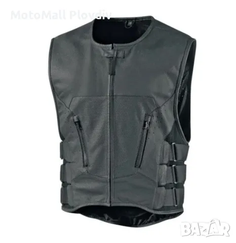 Кожен елек icon кожа естествена телешка кожа мото мъжки дамски детски, снимка 8 - Аксесоари и консумативи - 49206809