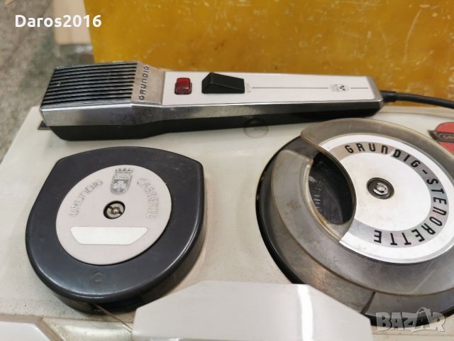Стар диктофон Grundig stenorette , снимка 5 - Други ценни предмети - 33270700