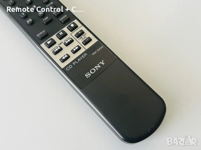 Дистанционно SONY RM-D420 (CD PLAYER), снимка 2 - Декове - 52131909