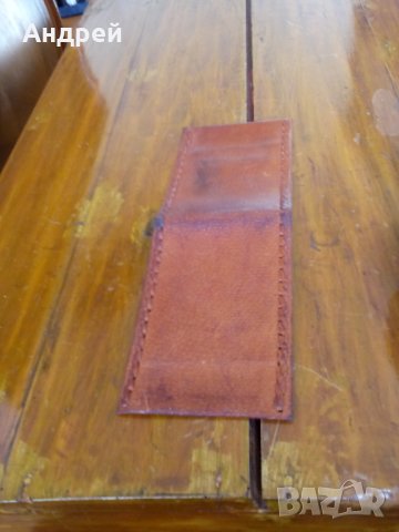 Стар кожен портфейл,портмоне #3, снимка 5 - Антикварни и старинни предмети - 27441666