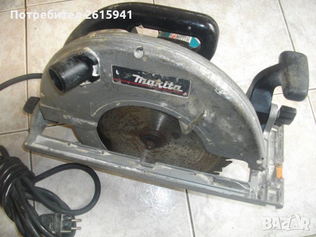 ф270 мм-2100 Вата-Японски-Makita 5103R-Голям Макита-Ръчен Циркуляр-Отличен, снимка 3 - Други инструменти - 33026268