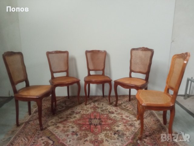 Стари френски столове Луи XV, снимка 2 - Столове - 43429058