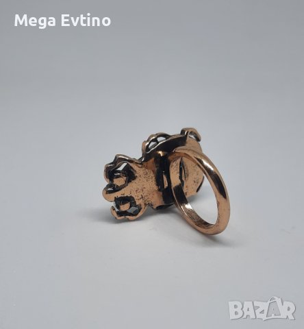 Нов пръстен със скарабей , снимка 3 - Пръстени - 40300227