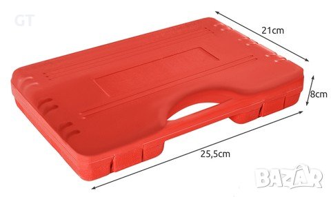 помпа за измерване на вакум с накрайници в пластмасова кутия, снимка 6 - Куфари с инструменти - 44016006