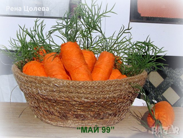 Моркови за декорация, снимка 4 - Декорация за дома - 35449458