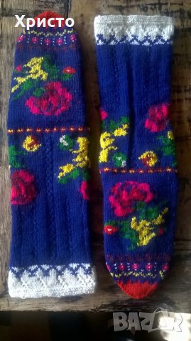 чорапи комплект етно, супер плътна и дебела вълна, снимка 3 - Ръчно изработени сувенири - 28172110