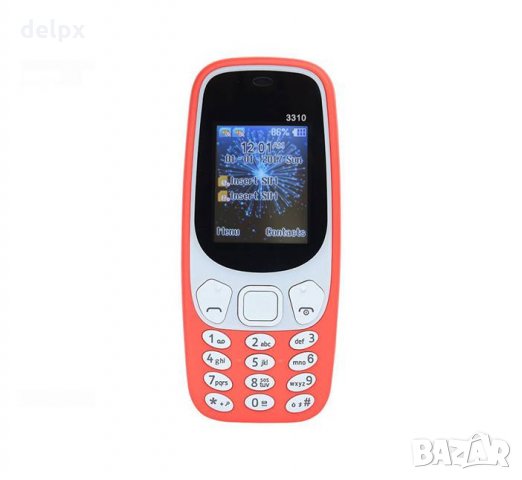 Мобилен телефон 3310 RAM/ROM 35MB с 2 сим карти, снимка 1 - Телефони с две сим карти - 27279488