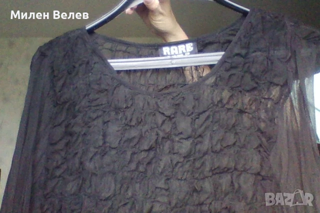 Черна рокля , снимка 4 - Рокли - 50497075