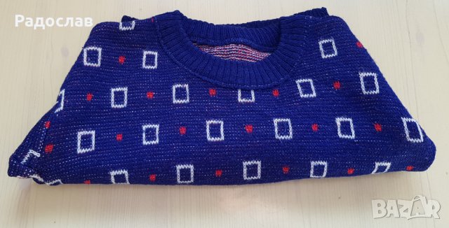 Детски син пуловер 2 - 3 год, снимка 2 - Детски пуловери и жилетки - 36616255