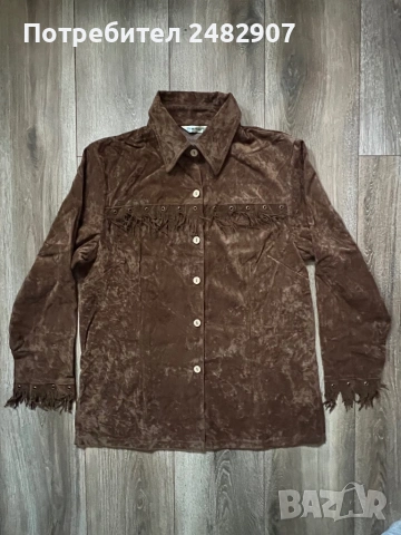 Дамска плюшена риза, снимка 2 - Ризи - 53485326