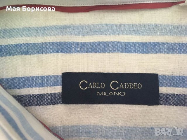 Мъжка риза Carlo Caddeo XL , снимка 2 - Ризи - 26531401