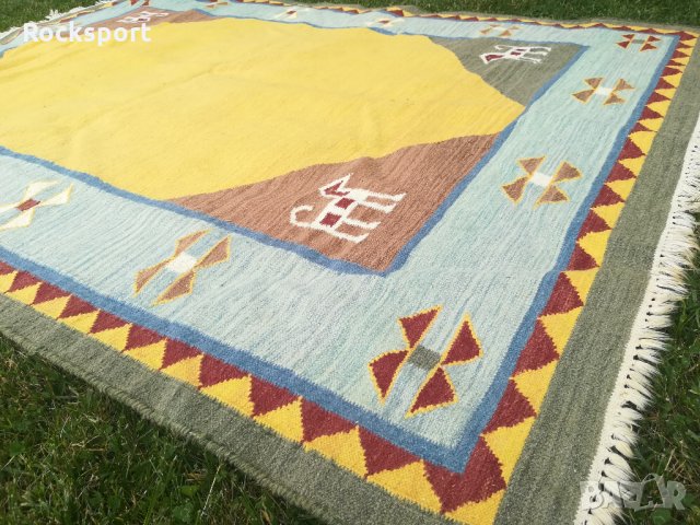 Ествествено тъкан килим Козяк 230см/165см, снимка 3 - Килими - 33132414
