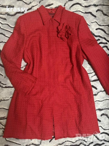 НОВО елегантно макси дамско палто (размер ХЛ)