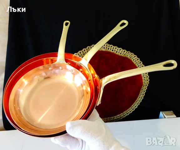 Меден тиган,чиста червена мед 500 гр. , снимка 14 - Антикварни и старинни предмети - 50449754