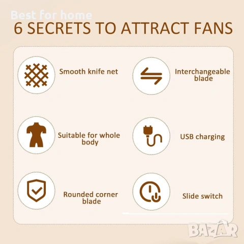 MuSylonz 3-в-1 тример за коса за жени и мъже, комплект самобръсначки за тяло, снимка 7 - Друга електроника - 53444881