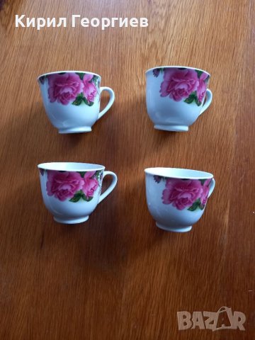 Красиви порцеланови чаши  за чай , снимка 1 - Чаши - 40217089