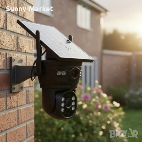 Соларна двойна камера ПРОМО !, снимка 2 - IP камери - 53518835