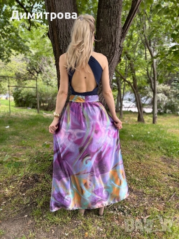 Дамска сатен пола XS-M, снимка 2 - Поли - 52004342