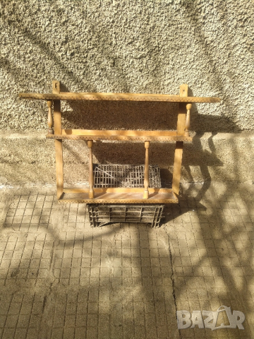 Стара етажерка за буркани , снимка 3 - Антикварни и старинни предмети - 44876113