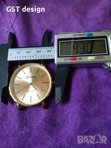 Geneva  Platinum Часовник Позлата , снимка 1 - Мъжки - 44126094