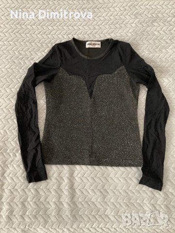 Красива блузка с тюлени ръкави, снимка 1 - Блузи с дълъг ръкав и пуловери - 43153048