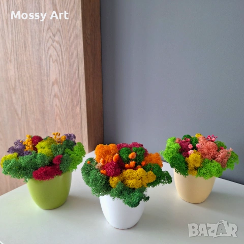 За 8-ми Март декорации със скандинавски мъх, снимка 10 - Други - 53267316