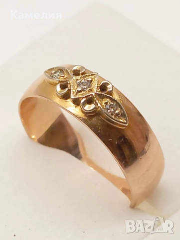 Руско злато , снимка 5 - Пръстени - 53349965