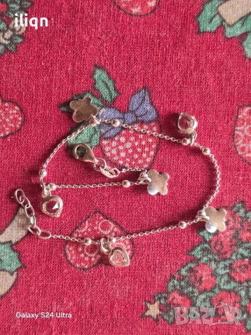 Сребърна гривна. 19см. Цена 24,99лв. За Севлиево безплатна доставка.