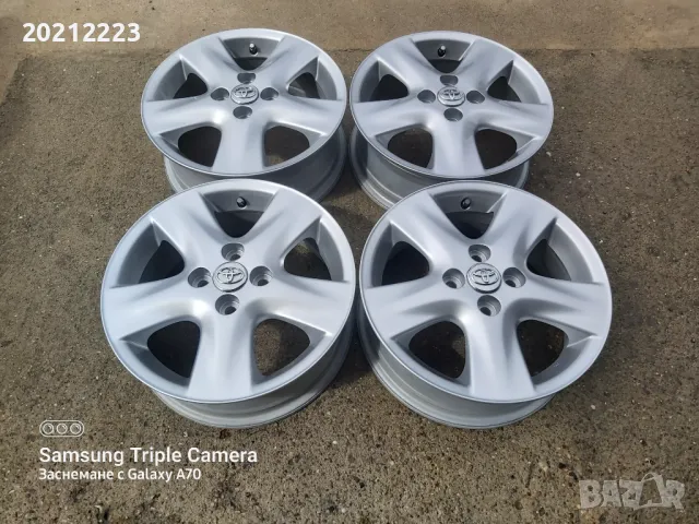 4 броя алуминиеви джанти за Toyota Yaris 15