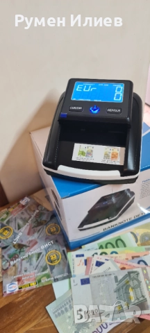 Детектор за фалшиви банкноти ЕВРО , снимка 4 - Друго търговско оборудване - 52350456