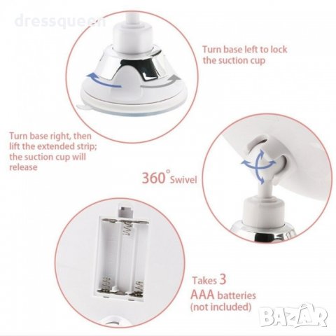 2234 Огледало за грим с LED светлина, снимка 10 - Други - 37425957