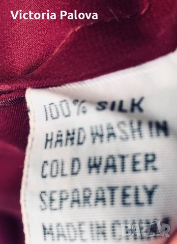 Луксозен дълъг копринен халат COLLECTION , снимка 6 - Други - 43492820