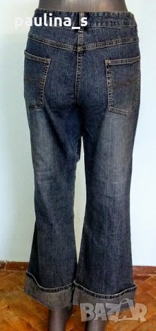Еластични брандови дънки "John F. Gee" 2-3XL с широк крачол, снимка 4 - Дънки - 28132654