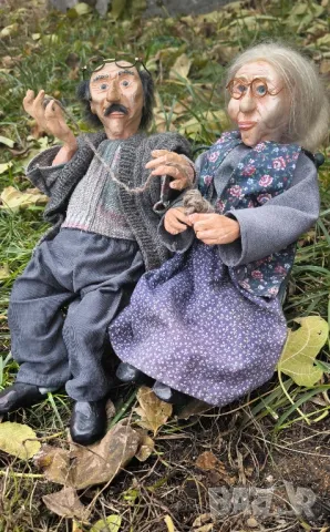 гипсови дядо и баба