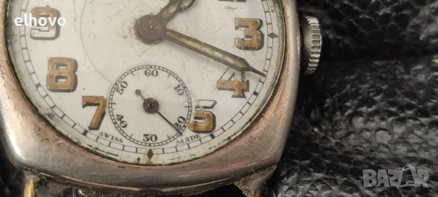Стар мъжки швейцарски часовник ПСВ, снимка 3 - Антикварни и старинни предмети - 52749936