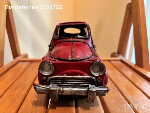 Ламаринена количка за декорация , снимка 2 - Колекции - 50410694