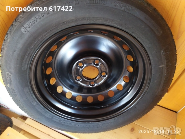 Mercedes W204 Резервна гума/ патерица / 16", снимка 6 - Гуми и джанти - 52842661