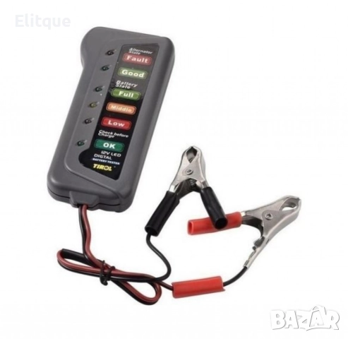 Тестер за автомобилен акумулатор 12V, снимка 5 - Друга електроника - 52606988