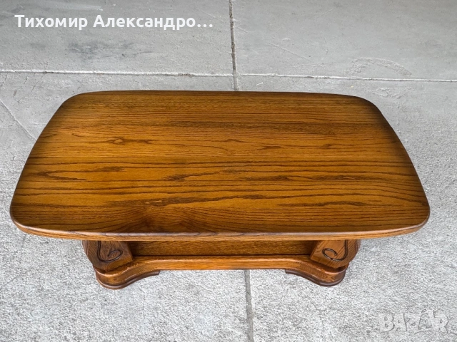 Холна маса от дъбов масив, снимка 3 - Маси - 53334314