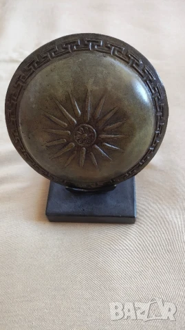 Мини бронзов щит, снимка 5 - Колекции - 50815404